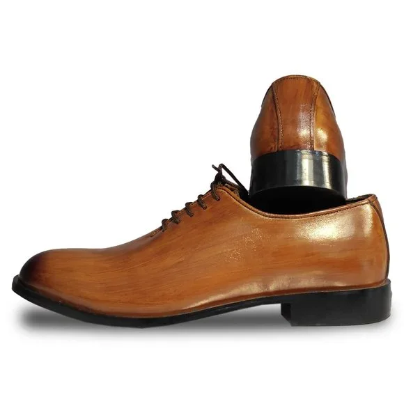 Bashwood Handmade Brown Leather Oxford Shoes